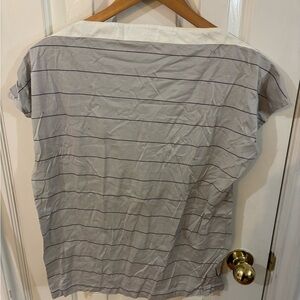 American Vintage Gray Striped Blouse